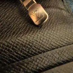 Louis Vuitton ブラック レザー 長財布