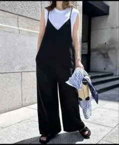 Alma Design サロペット Ｍ ブラック