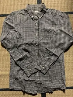 ユニクロ ギンガムチェックシャツ