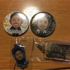 MATSU 缶バッチ クリーナー ネーム 四点セット EXILE