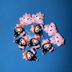 マイメロ、クロミ、ネイルパーツ 10個 sanrio