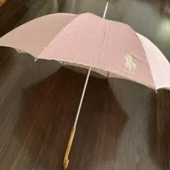 POLO RALPH LAUREN 雨傘 ピンク ストライプ 刺繍のサムネイル