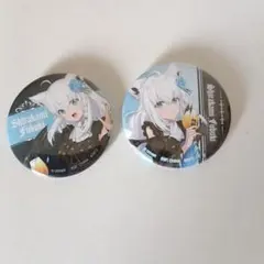【ホロライブ】一番くじ 缶バッチ賞　白上フブキ