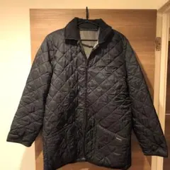 【美品】ブラック キルティングジャケット LAVENHAM リバーシブル 英国製