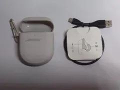 【BOSE】ワイヤレス充電ケースカバー　ホワイトスモーク　（付属品付き）