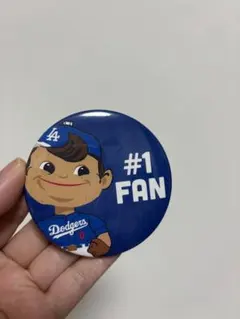 ロサンゼルス・ドジャース #1 FAN 缶バッヂ 非売品 - メルカリ