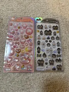 サンリオ　うるちゅるPOPシールハローキティ　もんちっち　2枚セット