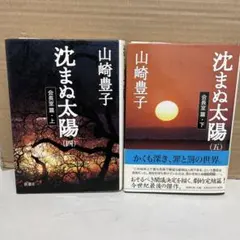 沈まぬ太陽 4・５(会長室篇 上・下２冊) 山崎豊子著　新潮社刊