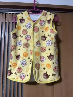 アンパンマン フリース スリーパー 黄色