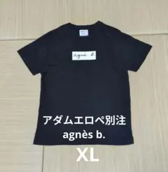 アダムエロペ別注 アニエスベー agnès b. XL Tシャツ 黒