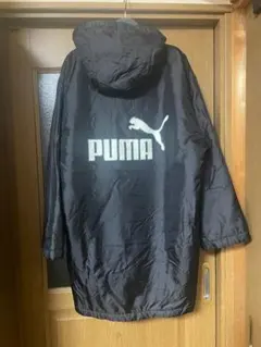 PUMA　プーマ　ボアハーフコート　ベンチコート　ブラック　L寸　PMJ458S