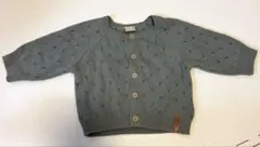 完売⭐︎Petit main 針抜きニットカーディガン 80cm