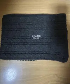 BEAMS HEART ネックウォーマー ケーブルニット スナップボタンのサムネイル