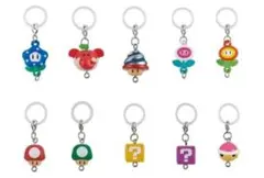 ⑤スーパーマリオブラザーズワンダー☆つながるリングチャーム☆コンプリートセット