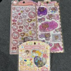 ハローキティうるちゅる 日焼けキティーウォーターシール　サンリオおはじきシール