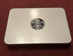 スターバックス　ロゴ入り空き缶　シルバー