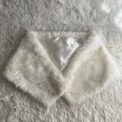 ショール　フェイクファー　成人式　結婚式　二次会　振袖