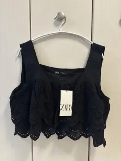 ZARA ビスチェ ブラック XLサイズ 新品タグ付き