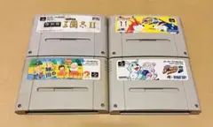 【スーパーファミコンソフト4本セット・任天堂・ファミコン】cg