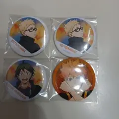 ハイキュー!! 横断幕 缶バッジ 応援団 月島 日向 山口