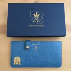 A.D.M.J. エーディーエムジェイ長財布 ブルー レザーのサムネイル