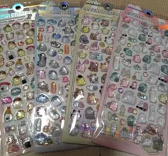 4点　オバケーヌ　ドロップシール