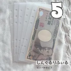 シングルポケット ハードタイプ 仕分け バインダー貯金 A6 リフィル