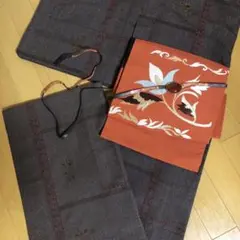 大正ロマン調 小紋 ポリエステル 化繊 美品 よしむら好きな方 - メルカリ