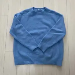 ※最終値下げ※ ZARA ライトブルー 長袖ニットセーター S