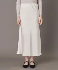 DRESSTERIOR ストレッチヴィンテージサテンナロースカートのサムネイル