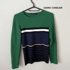 美品　CÉDRIC CHARLIER セドリックシャルリエ　ワンピース　ブルー CEDRIC CHARLIER（セドリック シャルリエ）の古着・中古通販 | 【公式