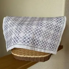 刺し子花布巾紫陽花アレンジのサムネイル