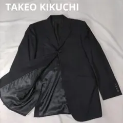 TAKEO KIKUCHI ブラック ストライプ テーラードジャケット
