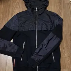 【美品】PRADA フード付きネイビージャケット Art.SJC462　サイズM