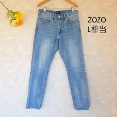 ゾゾ ZOZO デニム ジーンズ L相当 ライトブルー ストレート カジュアルのサムネイル