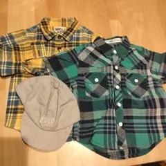 長袖シャツ・半袖シャツ 、キャップセット