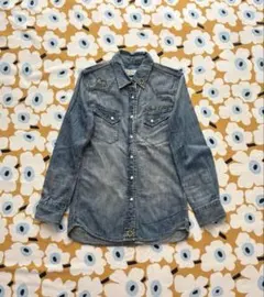 SALE✩.*˚ REMI RELIEF コットン100% スタッズデニムシャツ