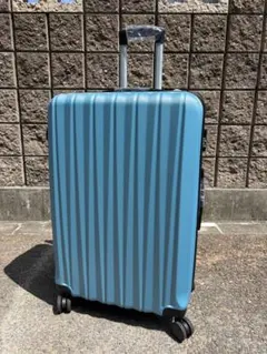 Мサイズ60L☆新品　スーツケース　キャリーケース　メタリックブルー軽量3−5泊のサムネイル