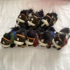 競走馬ぬいぐるみ 8体セット　ナリタブライアン