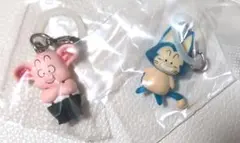 ドラゴンボール　めじるしアクセサリー　プーアル　ウーロン　ガチャガチャ