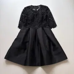 ＊未使用タグ付【テッドベイカー】ワンピース レース 黒 3 ドレス Aライン
