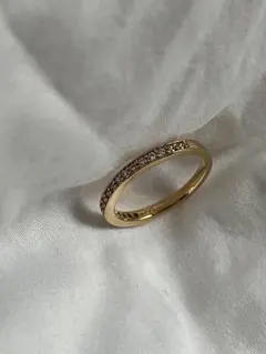 コレットギフト/K10YG/ダイヤカーブジュリエッタリング/0.04ct/8号