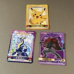 丸美屋ポケモンカレー　シール　ステッカー　ミライドン　ピカチュウ　ゾロアークのサムネイル