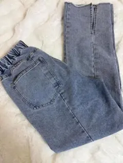 ベルボトムデニムパンツ