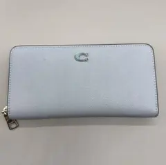 コーチ CC489 オリーブ レザー長財布 - メルカリ