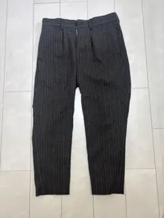 urban research ROSSOストライプ テーパードパンツ