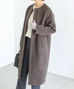2025年最新】iena ラムウールノーカラーコートの人気アイテム - メルカリ