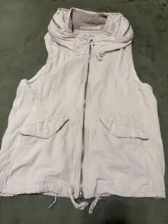 00s goa military vest jacket フード付きベスト - メルカリ