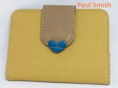 Paul Smith　カラーハート　パスケース　イエロー