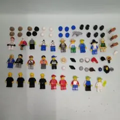 LEGOミニフィグ　まとめ売りパック　帽子多め